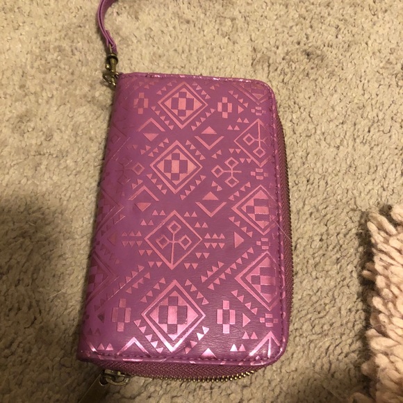 Aztec Print Clutch Wallet - Picture 2 of 5